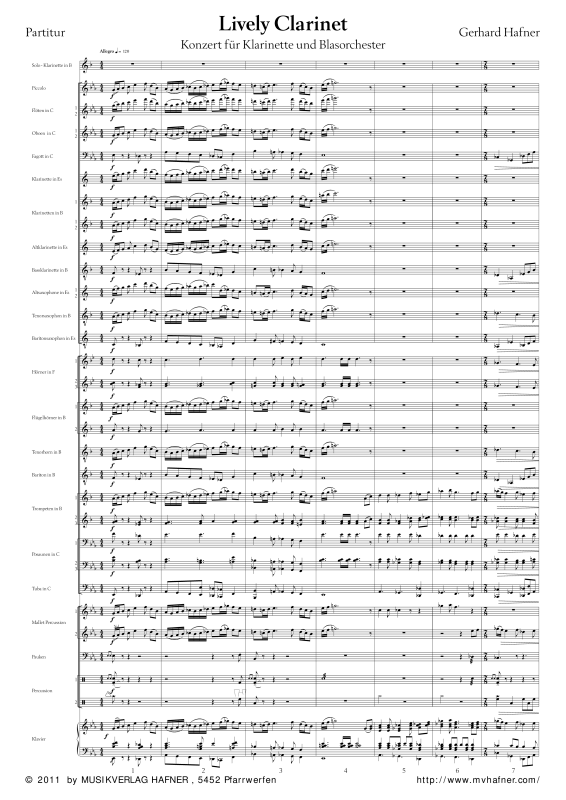 Product gallery: Page 1 of 11 Lively Clarinet, , (large wind orchestra)