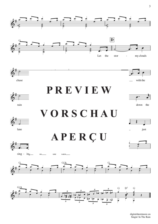 Product gallery: Page 4 of 4 Singin in the rain , Evans, Brian, (vocals)