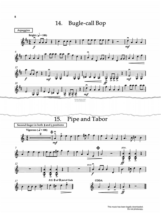 Produktgalerie: Seite 1 von 1 Bugle Call Bop, Edward Huws Jones, Klavier, Violine