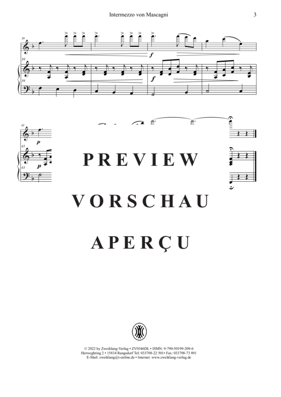 gallery: Intermezzo von Mascagni , , (Violine + Klavier)