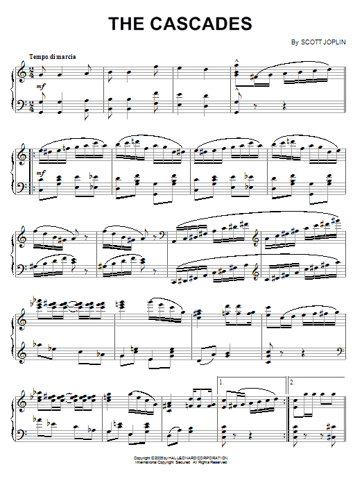 Product gallery: Page 1 of 1 The Cascades, Scott Joplin