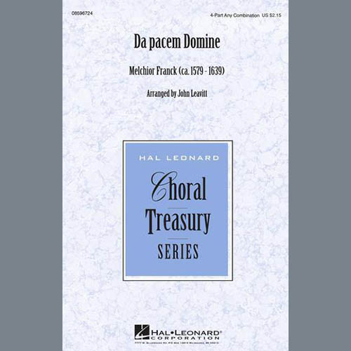 Product picture to: Da Pacem Domine (arr. John Leavitt)