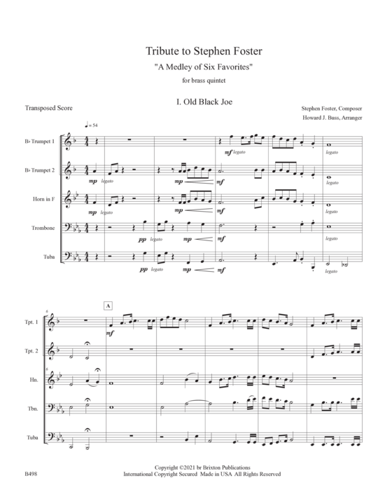 Produktbild zu: Tribute to Stephen Foster Stephen Foster