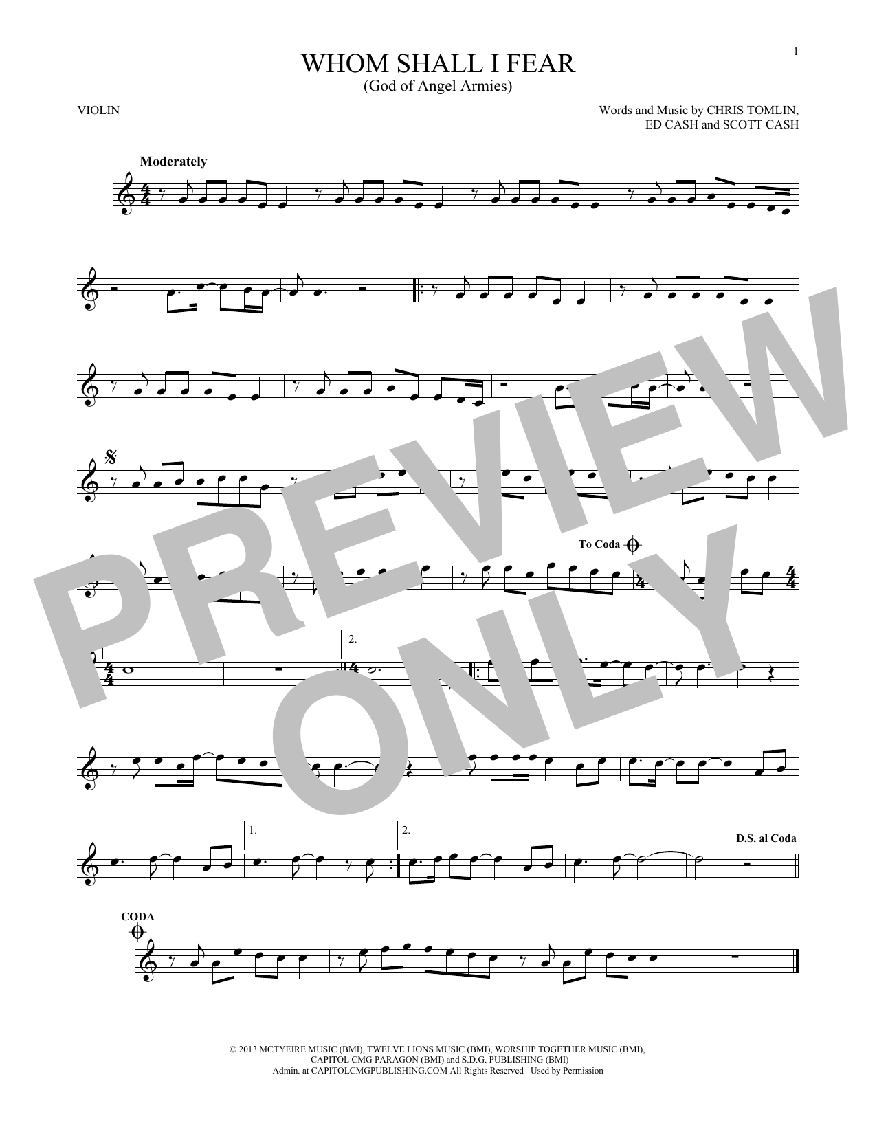 Product gallery: Page 1 of 1 Whom Shall I Fear (God Of Angel Armies), Chris Tomlin