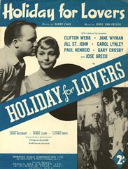 cover: Holiday For Lovers, James Van Heusen
