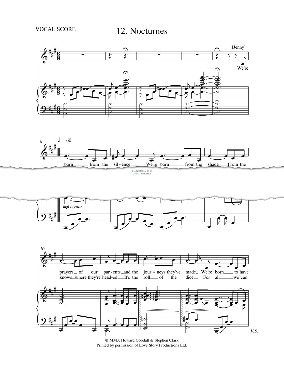 Product picture to: Nocturnes (from 'Love Story')