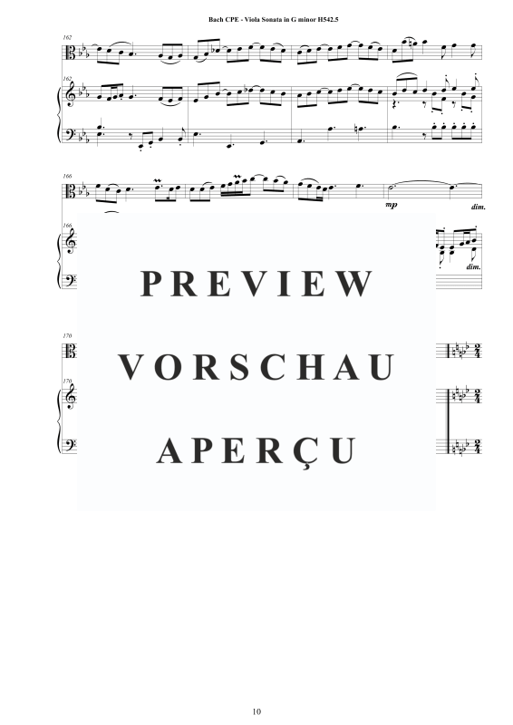 Product gallery: Page 11 of 11 Viola Sonata in G-Moll H542.5, , Viola and Piano/Harpsichord