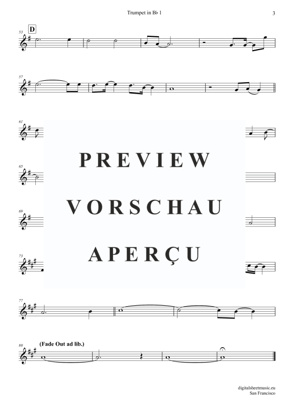 Produktgalerie: Seite 10 von 11 San Francisco, McKenzie, Scott, (Trompeten Trio + Klavier)