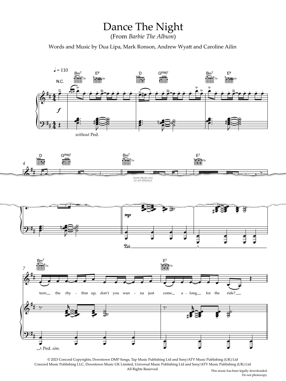 Product gallery: Page 1 of 1 Dance The Night, Dua Lipa