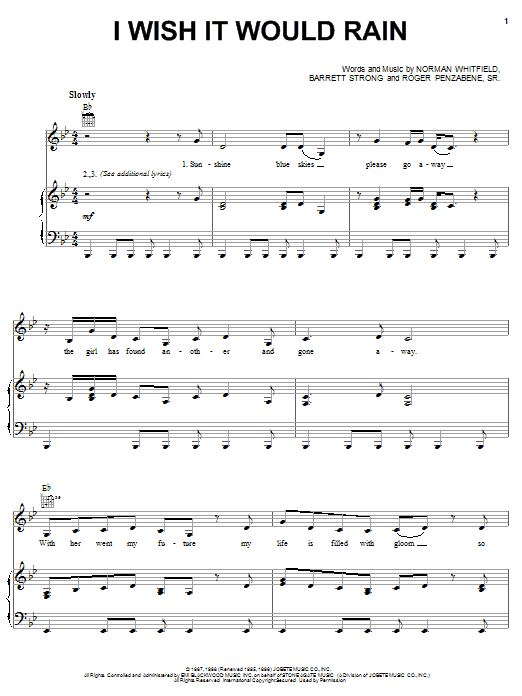 Produktbild zu: I Wish It Would Rain