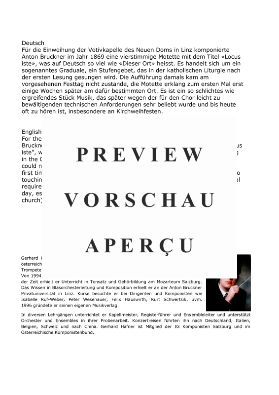 gallery: Locus iste, , (Blechbläser Quartett)