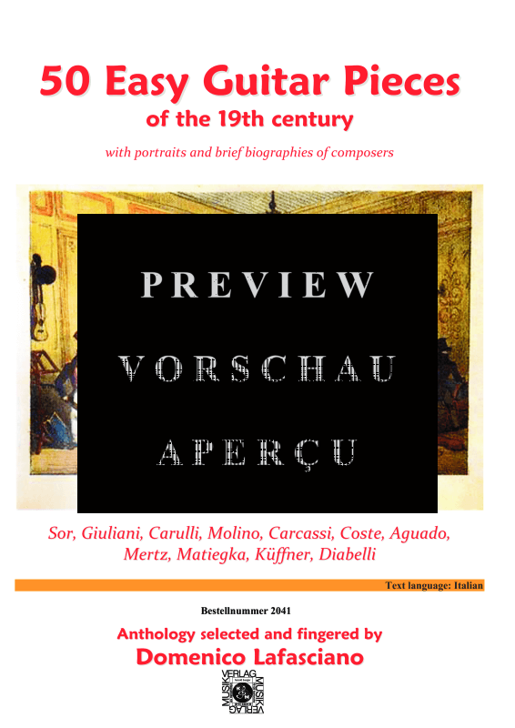 Produktgalerie: Seite 4 von 11 50 Easy Guitar Pieces of the 19th century, , Gitarre Solo