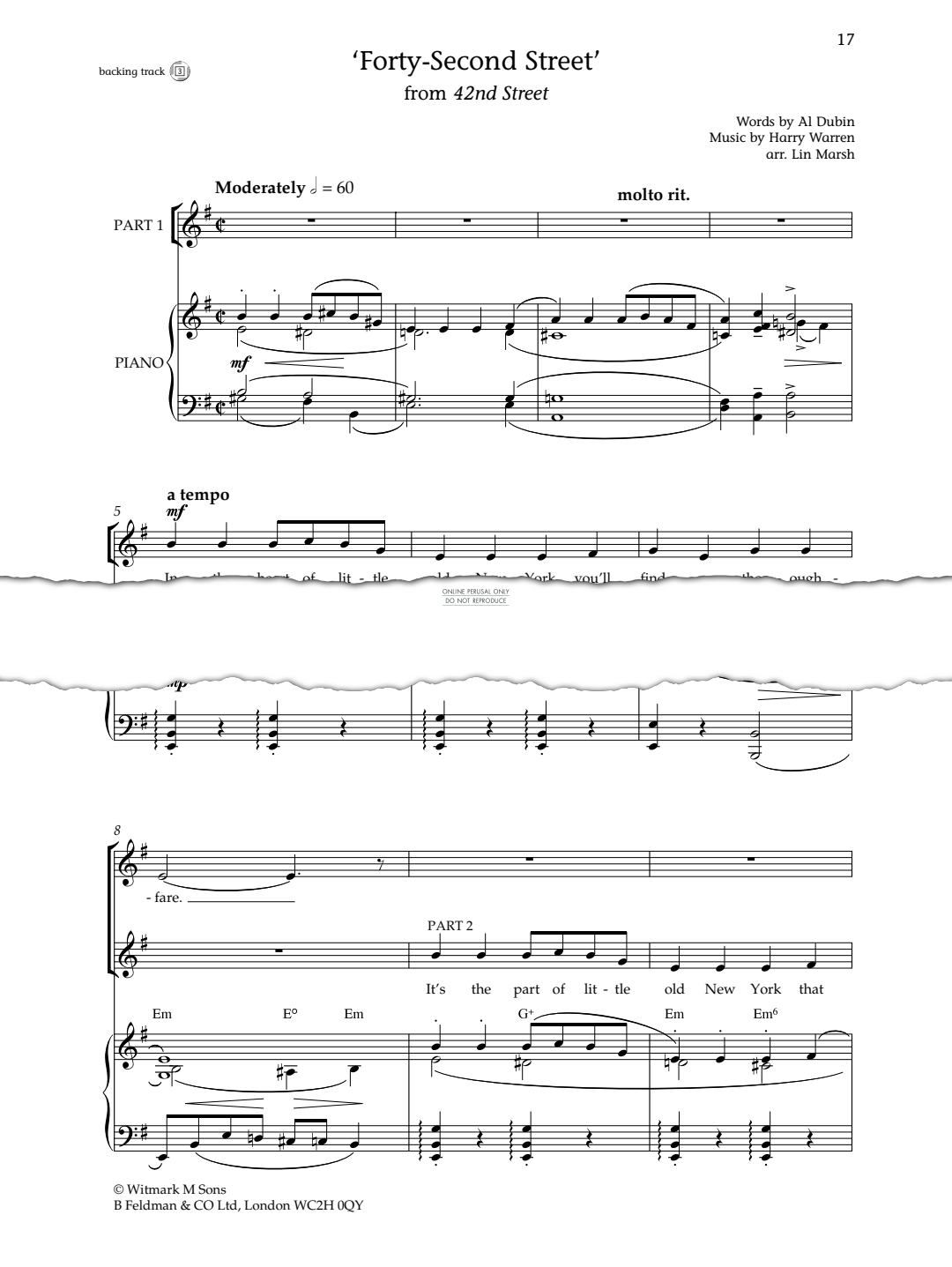 Produktbild zu: Forty Second Street (alt. 42nd Street)