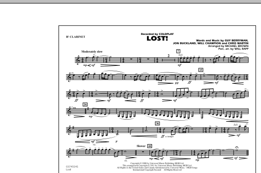 Product picture to: Lost! - Bb Clarinet