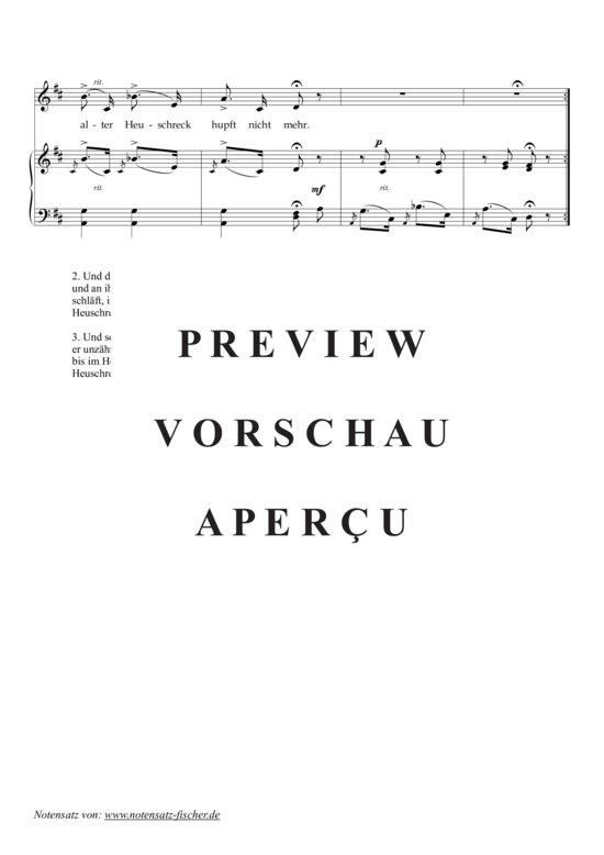 Product gallery: Page 3 of 3 Der Heuschreck , , (voice + piano)