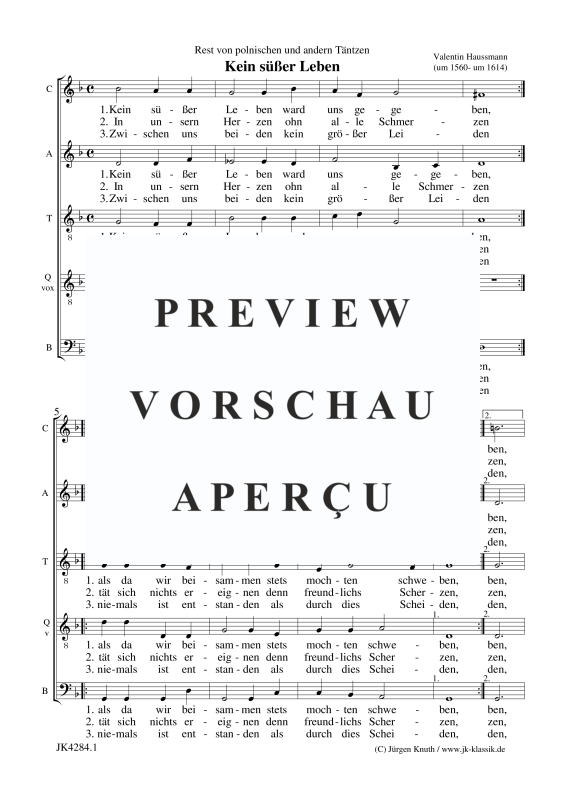 Produktbild zu: Kein süßer LebenValentin Haussmann