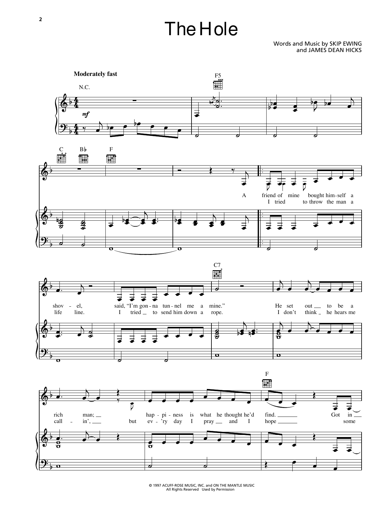 Produktgalerie: Seite 1 von 1 The Hole, Randy Travis, Gesang, Gitarre, Klavier