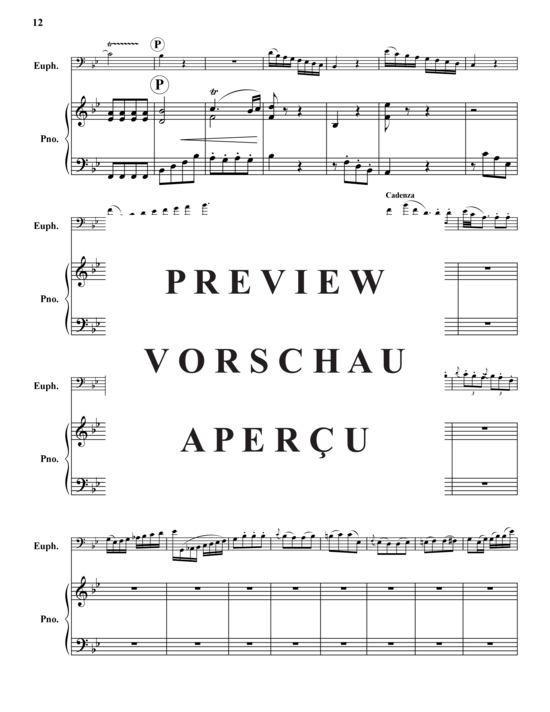 gallery: Presto aus Concerto in B , , (Bariton/Pos + Klavier)