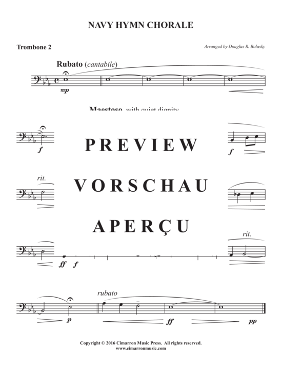 Produktgalerie: Seite 8 von 8 Navy Hymn Chorale , , (Blechbläserquartett)