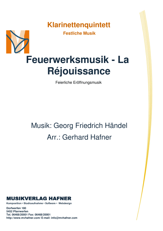 Product picture to: Feuerwerksmusik - La RéjouissanceGeorg Friedrich Händel