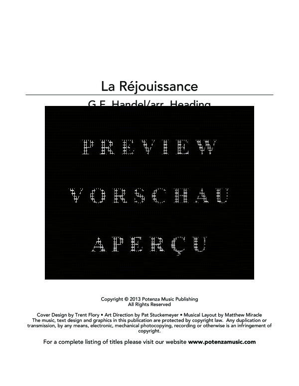 Produktgalerie: Seite 3 von 11 La Rejouissance, , (Blechbläser Quintett)