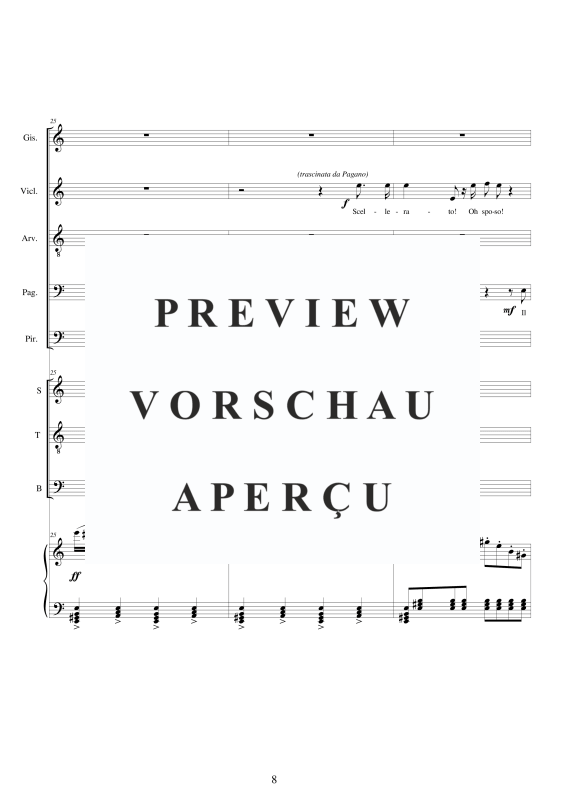 Produktgalerie: Seite 9 von 11 I Lombardi - (Act 1- Scenes VII-VIII-IX), , Gemischter Chor, Soli und Klavier