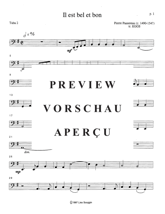 Product gallery: Page 14 of 15 Il est bel et bon , , (Tuba Quartett EETT)