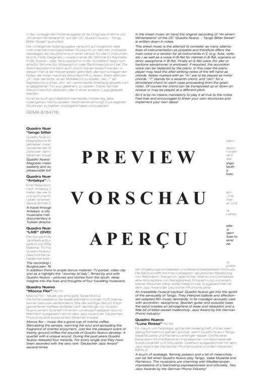 gallery: An einem Winterabend , Quadro Nuevo, (Akustik-Quartett)
