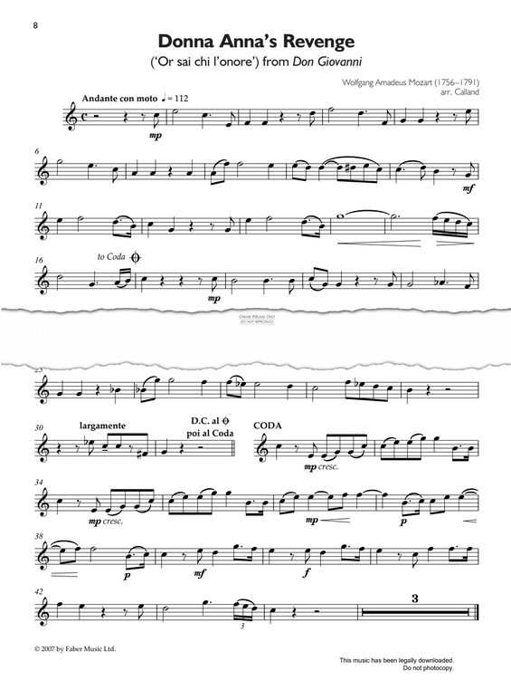 Produktgalerie: Seite 1 von 1 Donna Anna's Revenge (Or Sai Chi L'onore), Wolfgang Amadeus Mozart, Klavier, Trompete