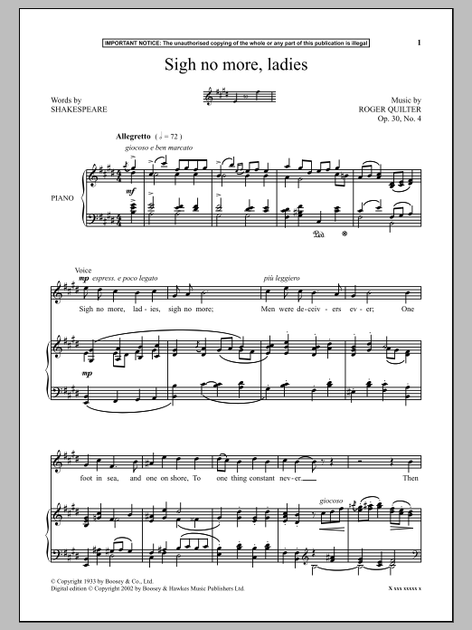 Produktbild zu: Sigh No More, Ladies