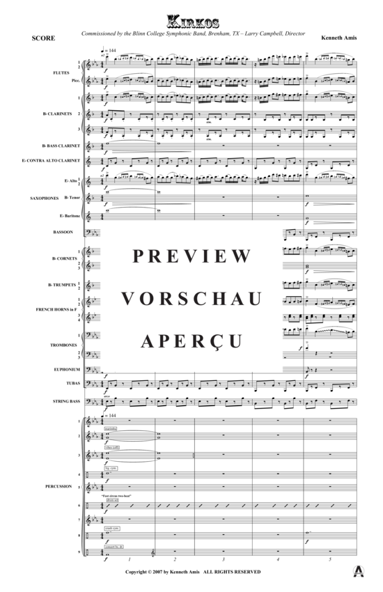 Produktgalerie: Seite 6 von 21 Kirkos , , (Concert Band)