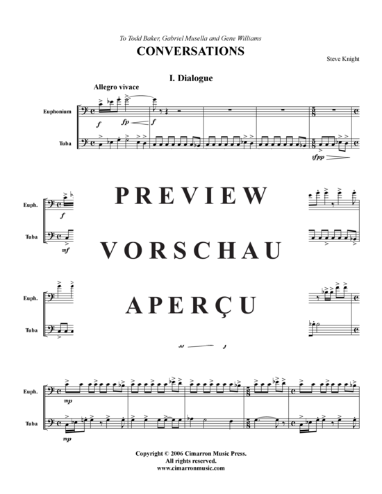 Produktgalerie: Seite 2 von 16 Conversations , , (Bariton + Tuba)