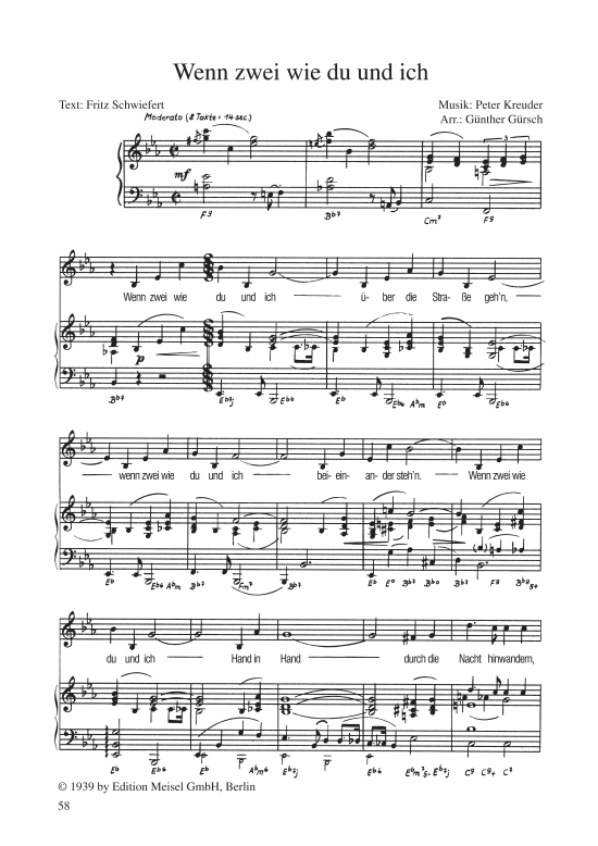 Produktbild zu: Wenn zwei wie du und ichPeter Kreuder