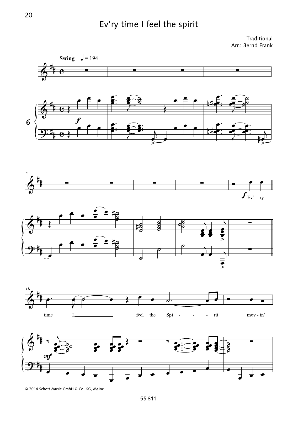 Produktbild zu: Ev'ry Time I Feel The Spirit