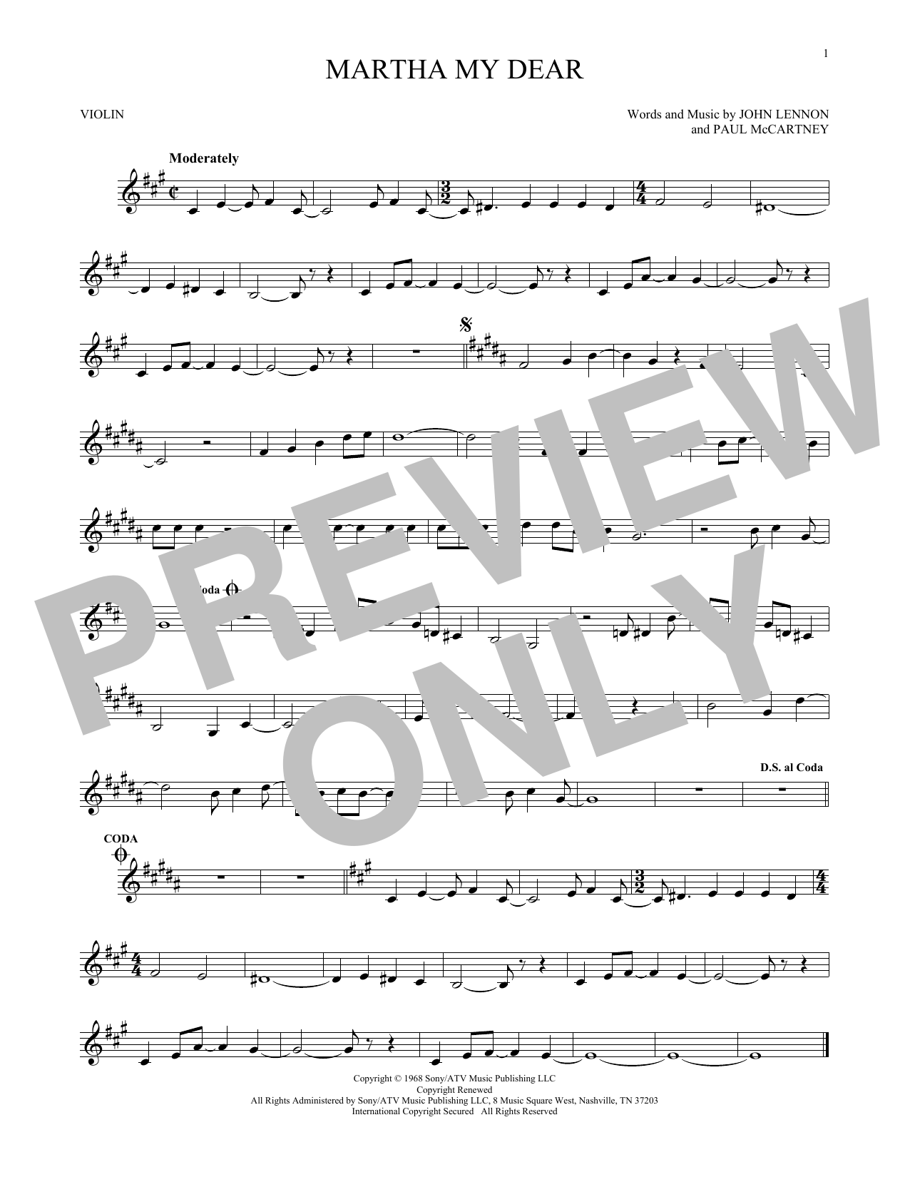 Product gallery: Page 1 of 1 Martha My Dear, The Beatles