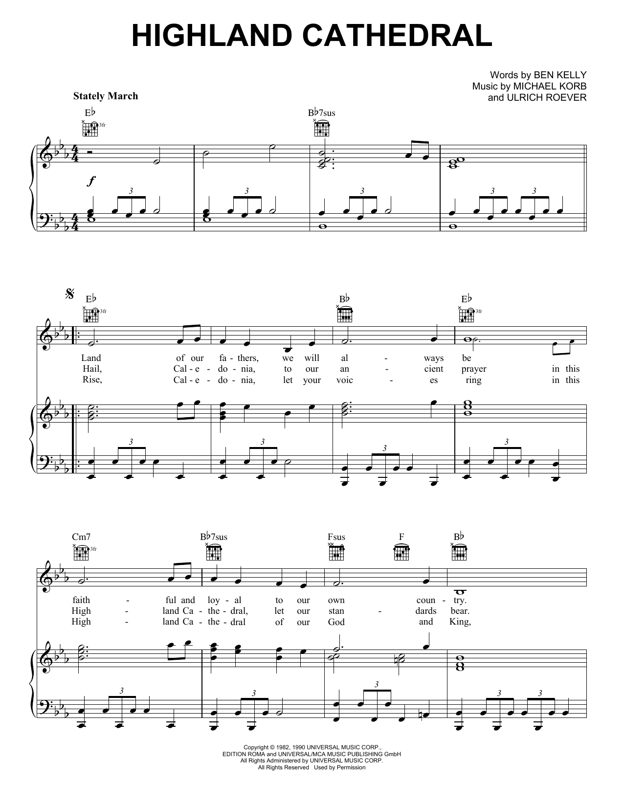 Produktgalerie: Seite 1 von 1 Highland Cathedral, Michael Korb, Gesang, Gitarre, Klavier