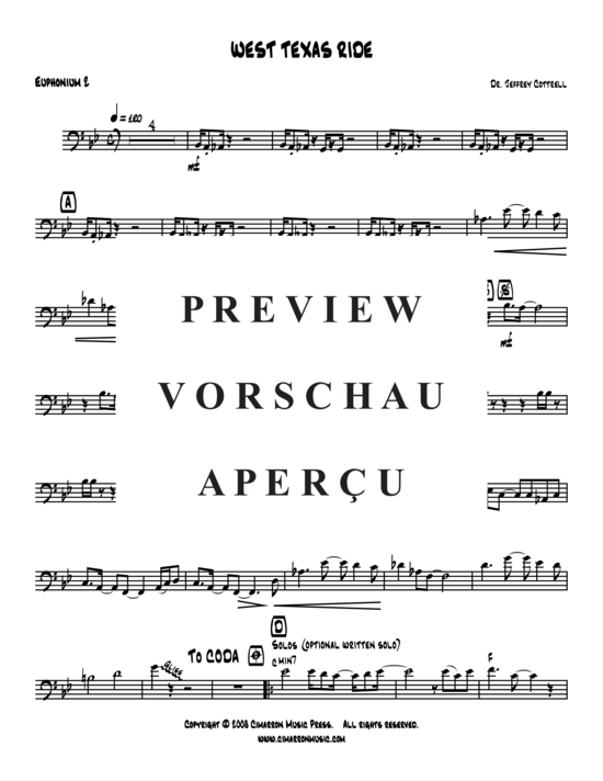 Product gallery: Page 15 of 21 West Texas Ride , , (Tuba Quartet: 2x Baritone, 2xTuba + Keyboard, Drums)