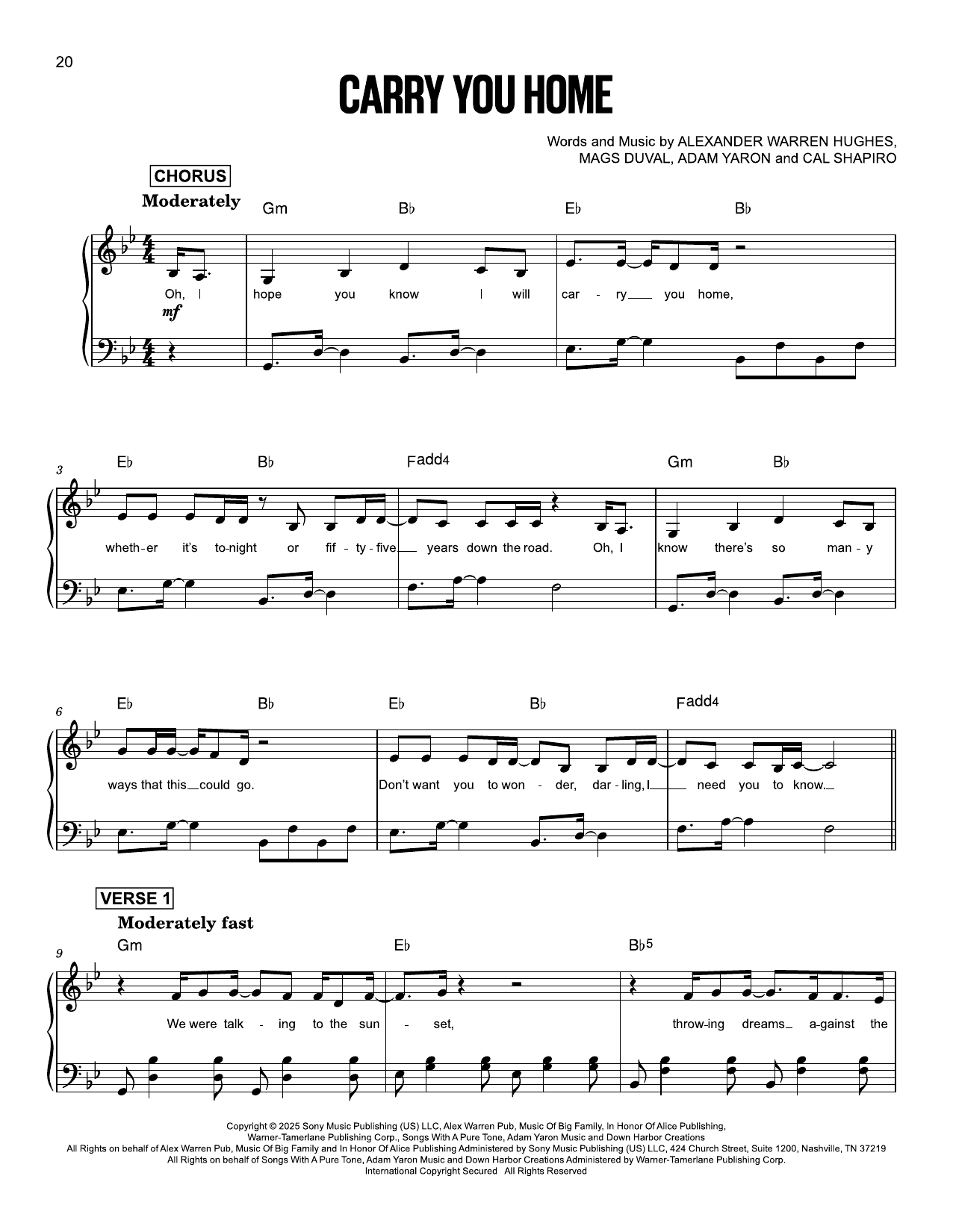 Produktgalerie: Seite 1 von 1 Carry You Home, Alex Warren