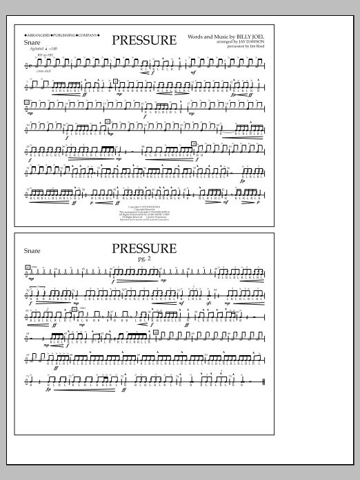 Produktgalerie: Seite 1 von 1 Pressure - Snare, Jay Dawson, Ensemble