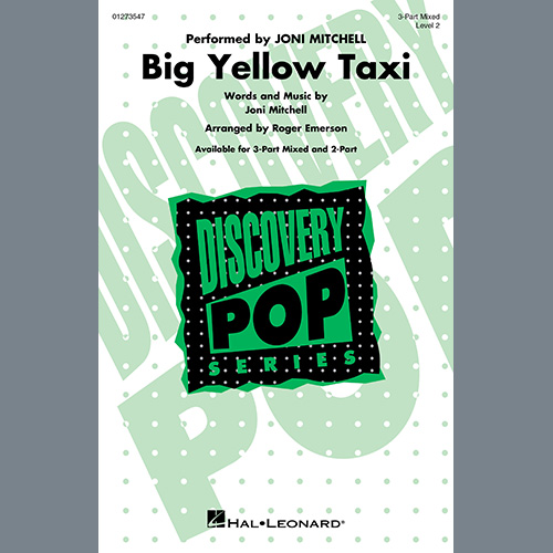 cover: Big Yellow Taxi (arr. Roger Emerson), Joni Mitchell, Chor