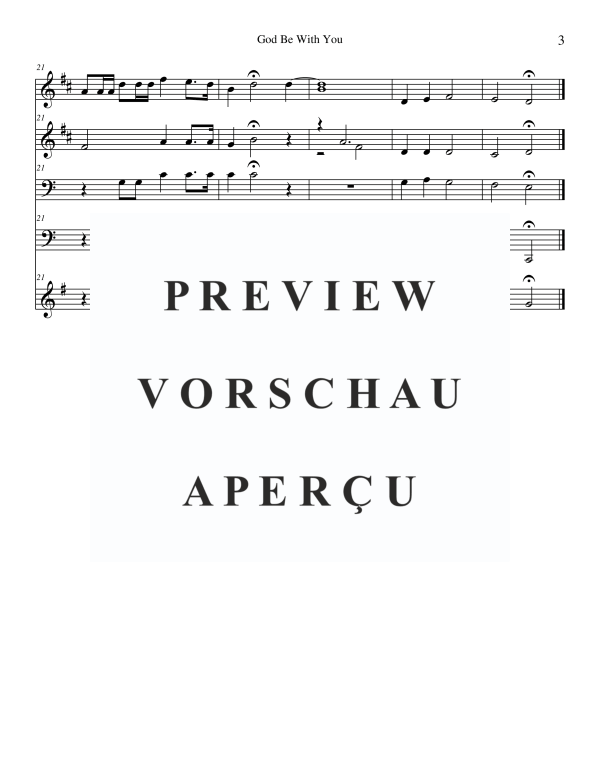 Produktgalerie: Seite 5 von 11 God Be With You 'Till We Meet Again, , Blechbläser Quintett