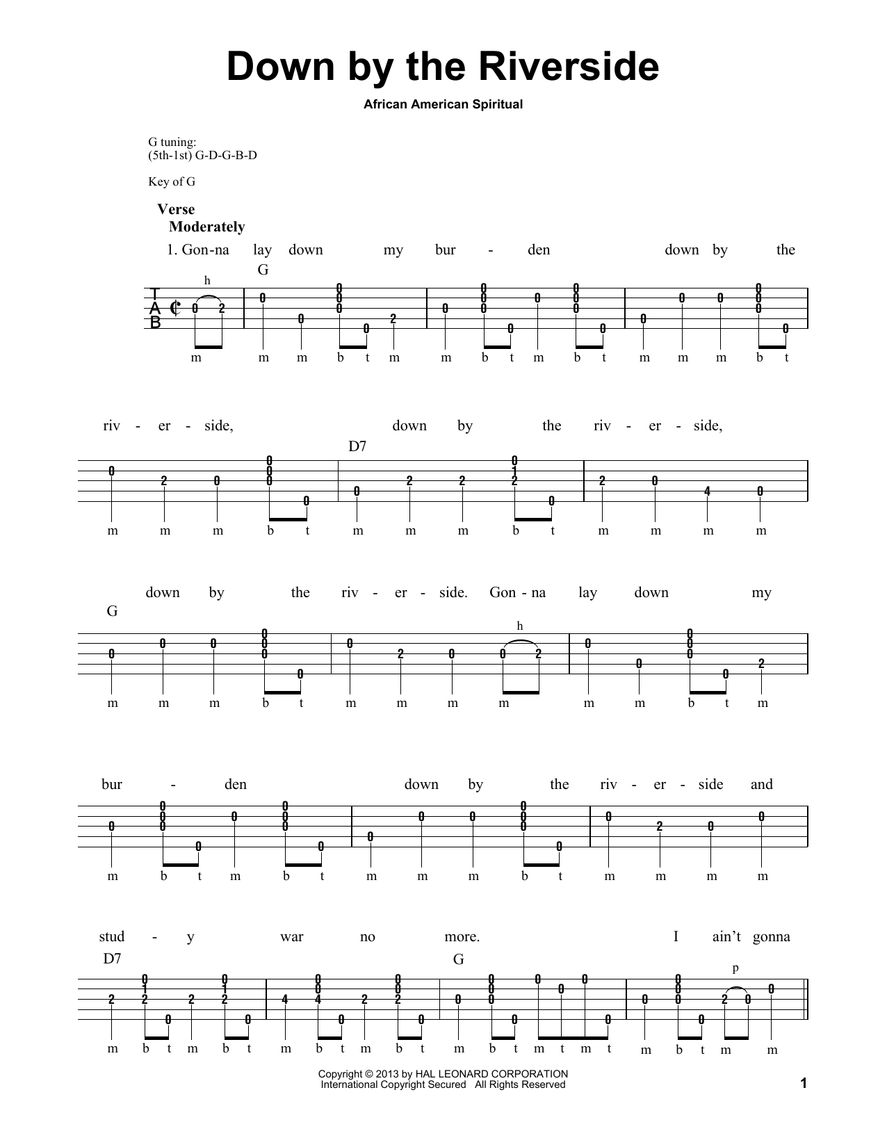 Produktgalerie: Seite 1 von 1 Down By The Riverside, Michael Miles, Banjo