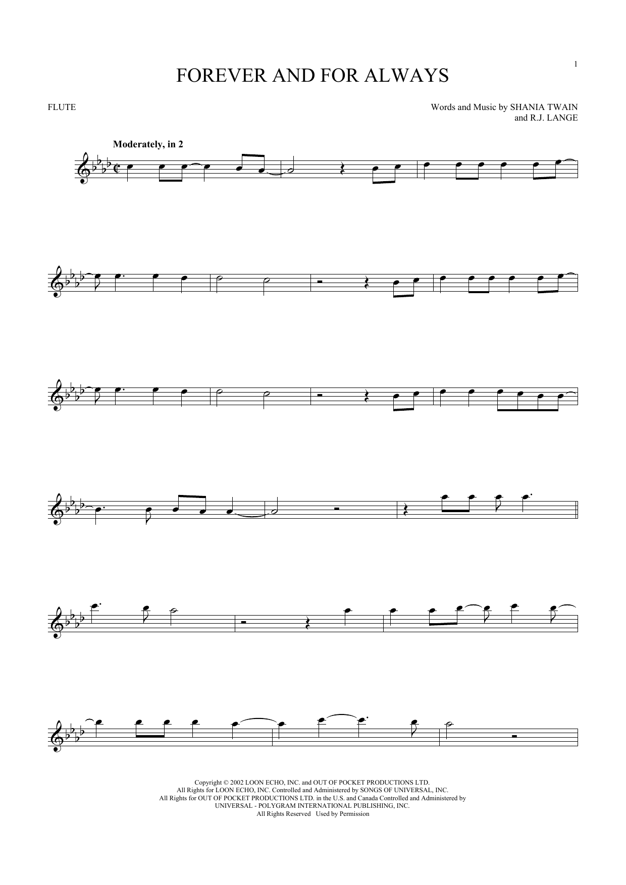 Product gallery: Page 1 of 1 Forever And For Always, Shania Twain