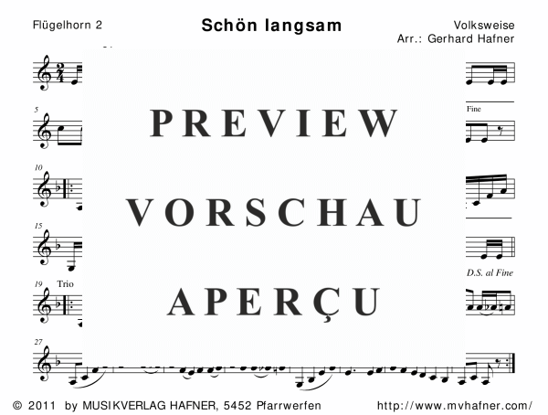 Product gallery: Page 7 of 11 Schön langsam, , (woodwind and brass)