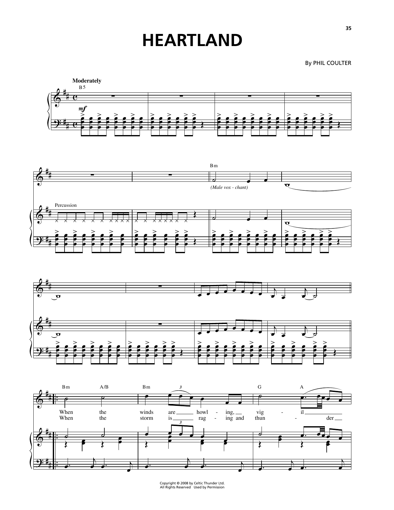 Produktgalerie: Seite 1 von 1 Heartland, Celtic Thunder, Gesang, Klavier