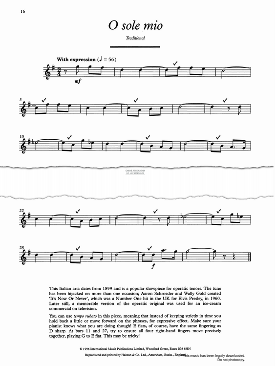 Product gallery: Page 1 of 1 O Sole Mio, Eduardo Di Capua