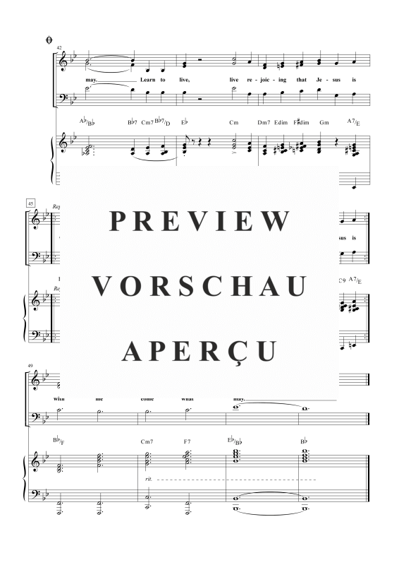 gallery: Learn To Live, , Gemischter Chor SAB und Klavier