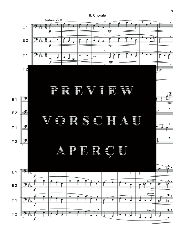 Product gallery: Page 11 of 11 Tuba Quartet, Op. 59, , (Tuba Quartett EETT)