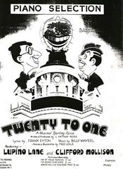 cover: Twenty To One (Selection), Billy Mayerl