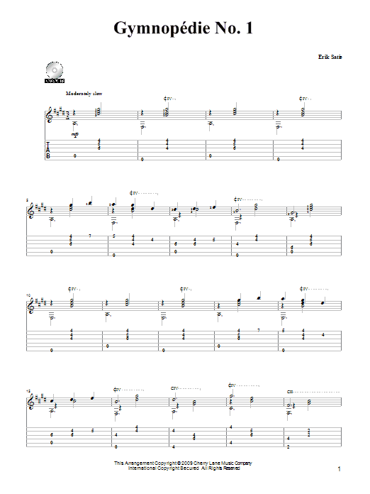 Produktbild zu: Gymnopedie No. 1